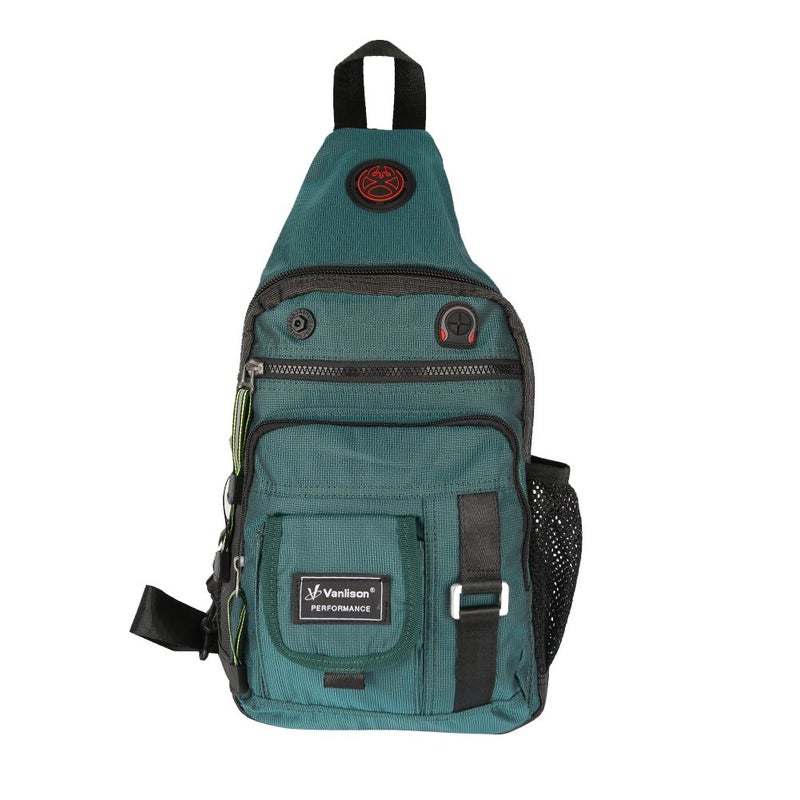 Vanlison Crossbody Sling Bag Backpack for Men & Women Blue - Image 2